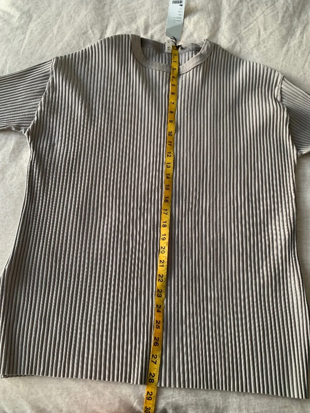 KOTN Blouse Women’s Opal Gary 97% Egyptian Cotton Ribbed long sleeve size L - Picture 12 of 13